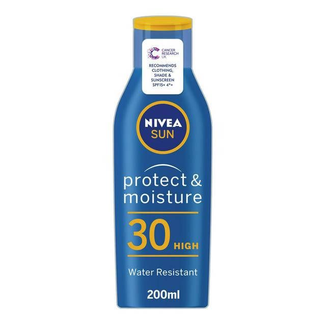Nivea Sun Protect &amp;amp; Moisture Sun Cream Lotion SPF30 200ml