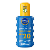 Nivea Sun Protect &amp;amp; Moisture Sun Cream Spray SPF20 200ml