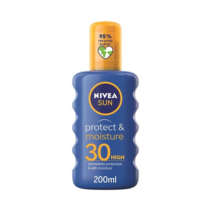 Nivea Sun Protect &amp;amp; Moisture Sun Cream Spray SPF30 200ml