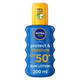 NIVEA SUN Protect &amp;amp; Moisture Sun Cream Spray SPF50+ 200ml
