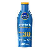 NIVEA SUN Suncream Lotion Protect &amp;amp; Moisture SPF30 200ml