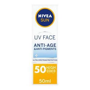 Nivea Sun UV Face Q10 Anti Age &amp;amp; Anti Pigment Sun Cream SPF50 50ml