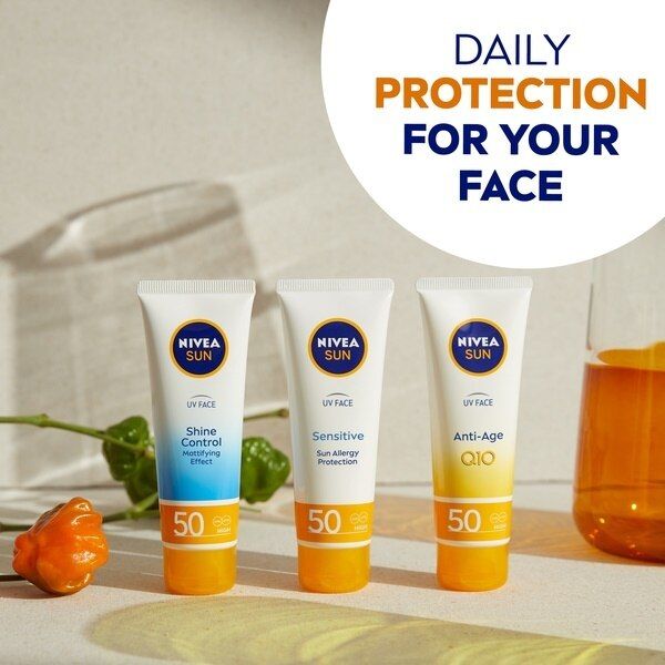 NIVEA SUN UV Face SPF 50 Q10 Anti-Age &amp;amp; Anti-Pigments 50ml