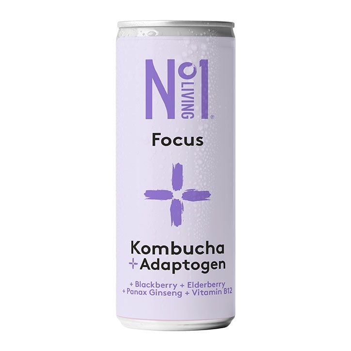 No1 Living Plus Focus Blackberry &amp;amp; Elderberry Kombucha 250ml
