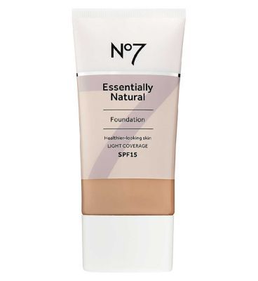 No7 Essentially Natural Foundation SPF15 40ml warm ivory