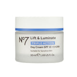 No7 Lift &amp;amp; Luminate TRIPLE ACTION Day Cream SPF 15 50ml
