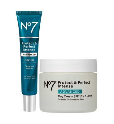 No7 Protect &amp;amp; Perfect Intense ADVANCED Day Cream &amp;amp; Serum Bundle
