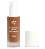 No7 Restore &amp;amp; Renew Serum Foundation 30ml SPF 30 mocha