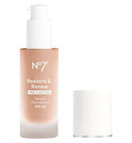 No7 Restore &amp;amp; Renew Serum Foundation 30ml SPF 30 porcelain
