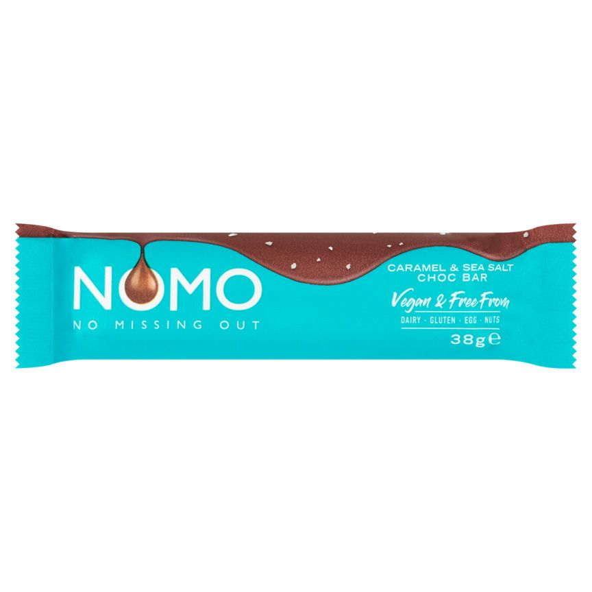 NOMO Caramel &amp;amp; Sea Salt Choc Bar