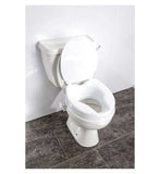NRS Healthcare Linton Plus Raised Toilet Seat with Lid - 100mm/4Inches