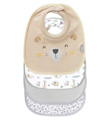 Nuby 4 Pack Snug &amp;amp; Dry Organic Bibs