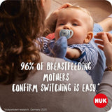 NUK Star Soother 0-6m Pink 2 Pack   2 per pack