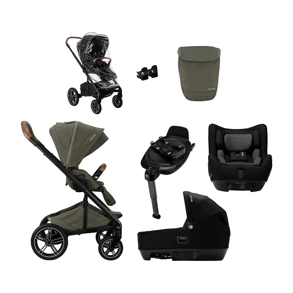 Nuna, MIXX Next Generation CARI Bundle, Pine R129