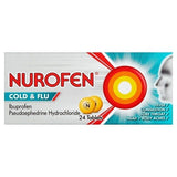 Nurofen Cold &amp;amp; Flu Relief Ibuprofen Decongestion Tablets 24s
