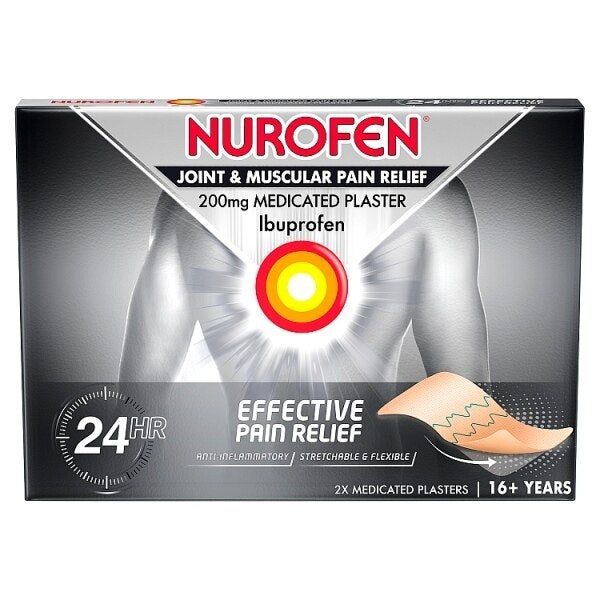Nurofen Joint &amp;amp; Muscular Pain Relief Ibuprofen Plasters 2s