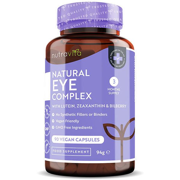 Nutravita Eye Complex + Lutein &amp;amp; Zeaxanthin - 90 Vegan Caps