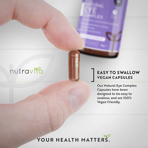 Nutravita Eye Complex + Lutein &amp;amp; Zeaxanthin - 90 Vegan Caps