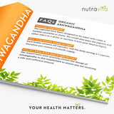 Nutravita Organic Ashwagandha KSM 66 500mg - 60 Vegan Caps