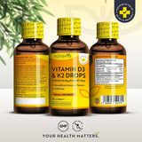 Nutravita Vitamin D3 &amp;amp; K2 Drops - 2000 Vegetarian Drops