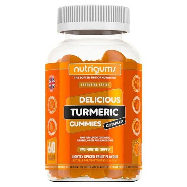 Nutrigums Tumeric, Black Pepper &amp; Ginger Gummies  60Pk GOODS Superdrug   