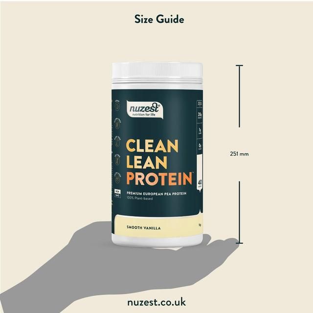 Nuzest Smooth Vanilla Clean Lean Protein Powder    1kg