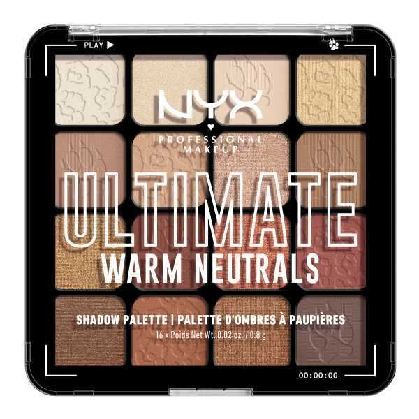 Nyx Pmu Ultimate Shadow Palette 16-Pan - Warm Neutrals