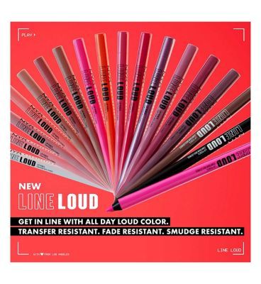 NYX Professional Makeup Longwear Line Loud Matte Lip Liner