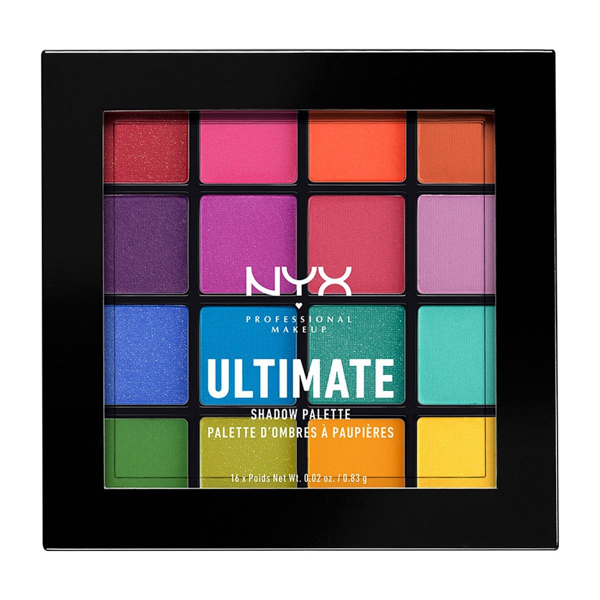 NYX Professional Makeup Ultimate Eyeshadow Palette - Brights