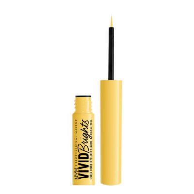 NYX Professional Makeup Vivid Brights Liquid Eyeliner had me at yellow