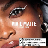 Nyx Professional Makeup Vivid Matte Liquid Eyeliner - Black