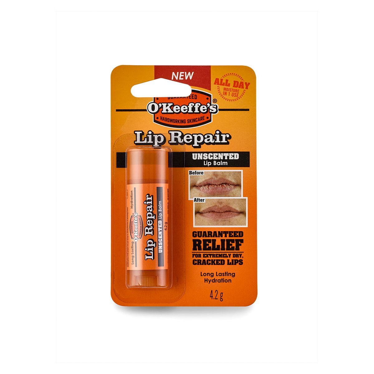 O&amp;rsquo;Keeffe's lip repair unscented stick 4.2g