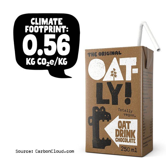 Oatly Oat Drink Chocolate Carton   250ml