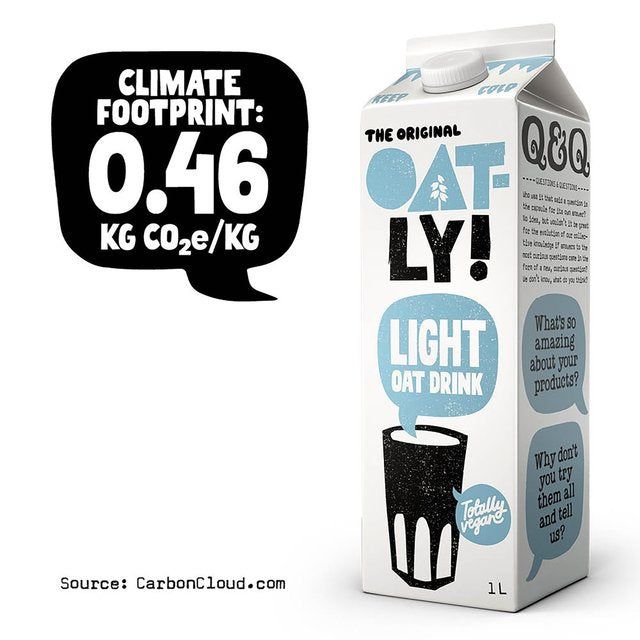 Oatly Oat Drink Skinny Chilled    1L