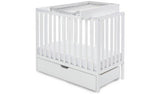 Obaby Bantam Space Saver Cot Drawer Changer &amp;amp; Mattress &amp;ndash; Wht