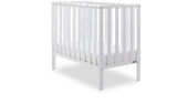 Obaby Bantam Space Saver Cot with Fibre Mattress - White