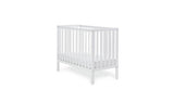 Obaby Bantam Space Saver Cot with Fibre Mattress - White