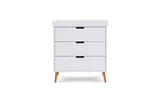 Obaby Maya Changing Unit - White &amp;amp; Acacia