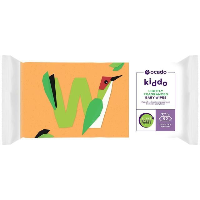 Ocado Kiddo Lightly Fragranced Baby Wipes Multipack   4 x 60 per pack
