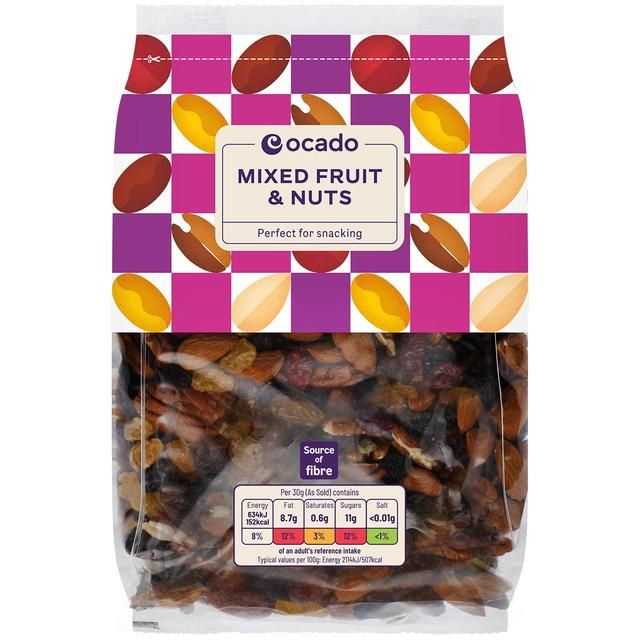 Ocado Mixed Fruit &amp;amp; Nuts   750g