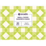 Ocado Small Paper Sandwich Bags   30 per pack