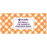 Ocado Small Tie Handle Freezer Bags   80 per pack