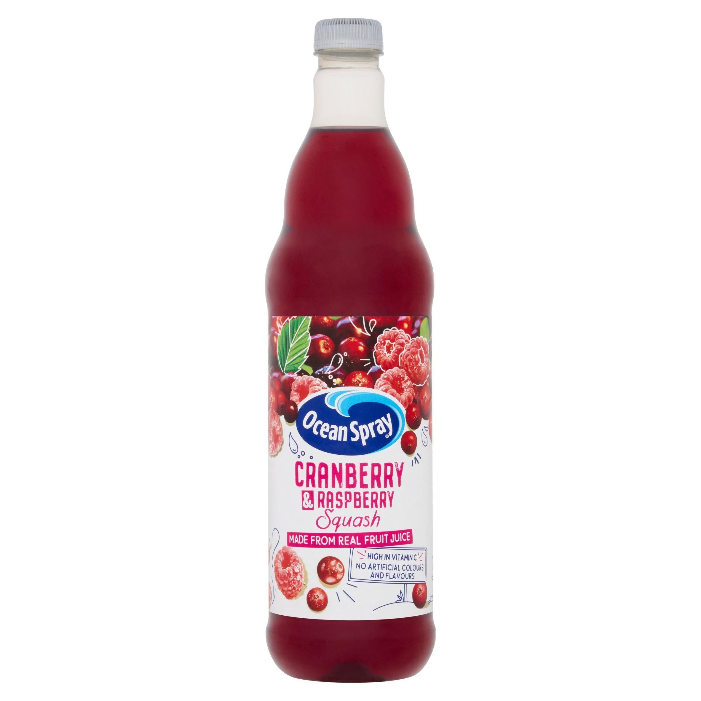 Ocean Spray Cranberry &amp;amp; Raspberry Squash 1L