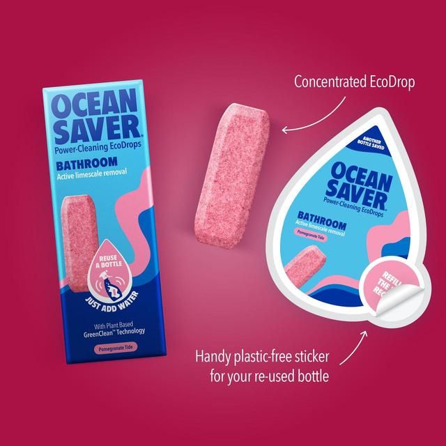 OceanSaver Bathroom Descaler EcoDrop Pomegranate Tide   10ml