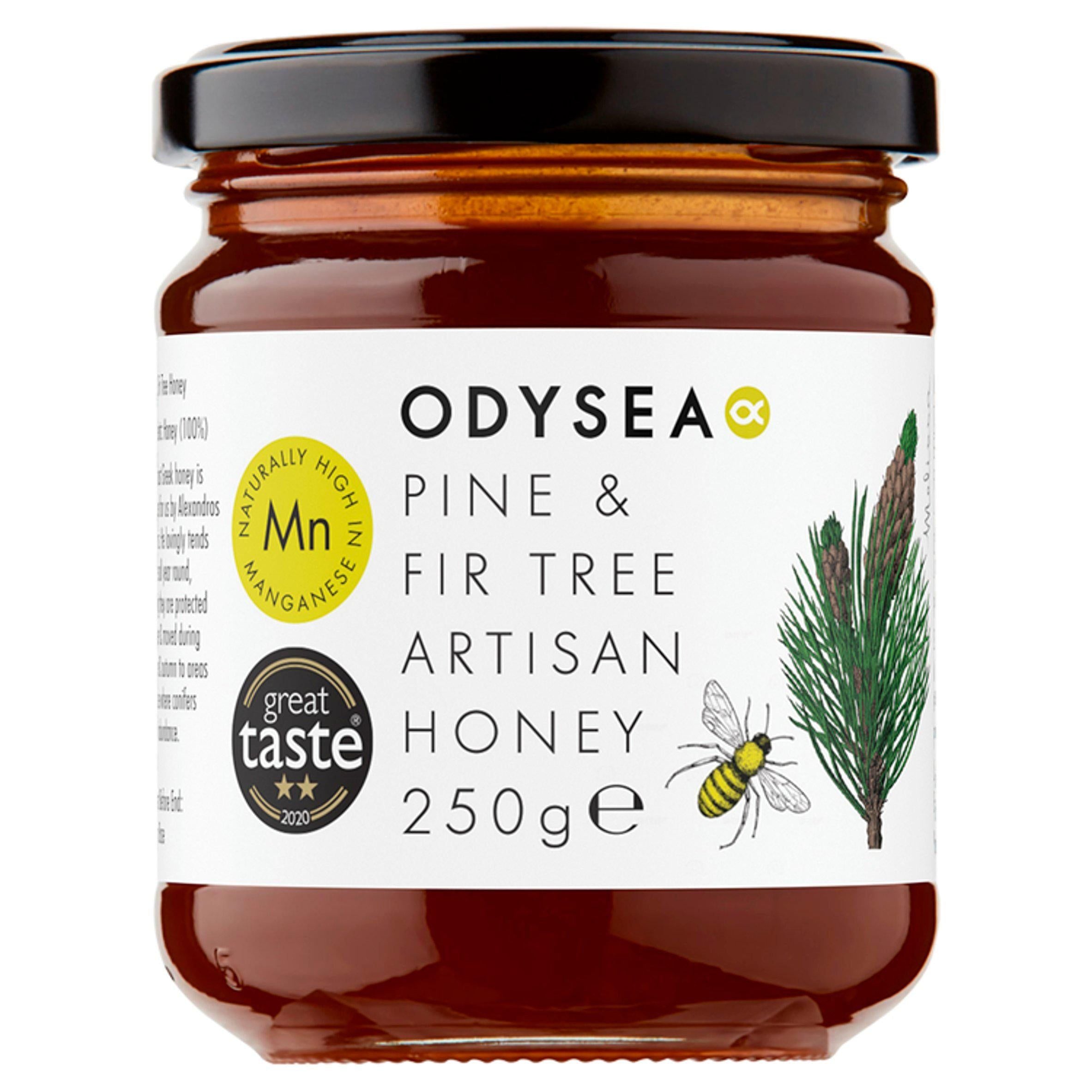 Odysea Greek Pine &amp;amp; Fir Tree Raw Honey 250g