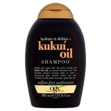 OGX Hydrate &amp;amp; Defrizz+ Kukui Oil pH Balanced Shampoo 385ml