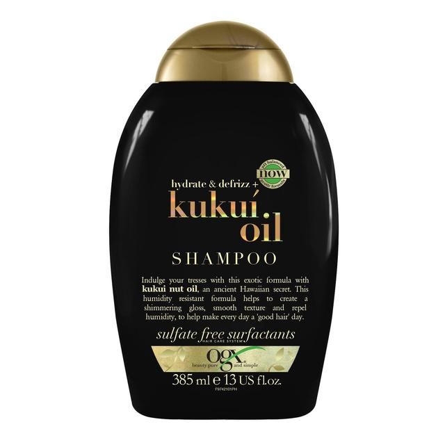 OGX Hydrate &amp;amp; Defrizz+ Kukui Oil pH Balanced Shampoo   385ml