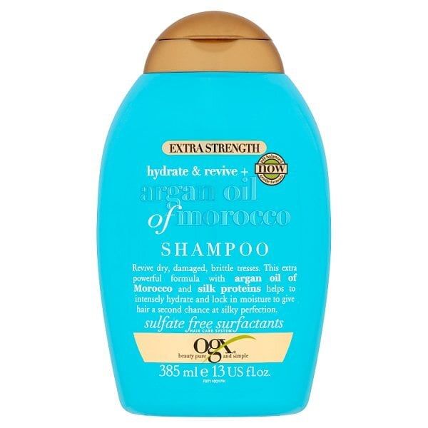 OGX Hydrate &amp;amp; Revive+ Argan Oil Extra Strength Shampoo 385ml