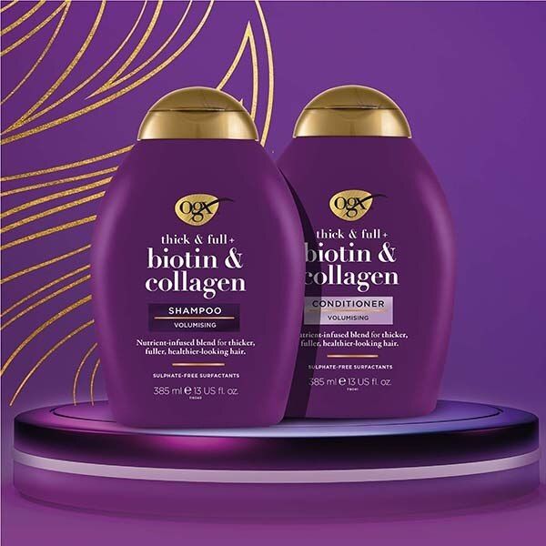 OGX Thick &amp;amp; Full+ Biotin &amp;amp; Collagen Shampoo 385ml