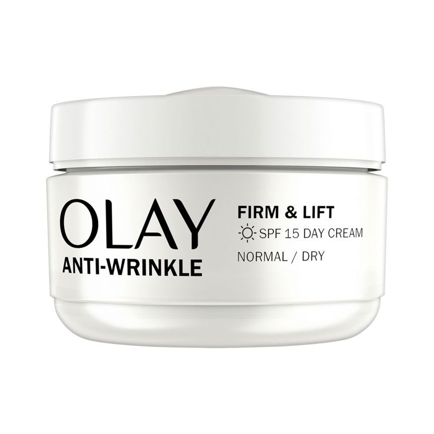 Olay Anti-Wrinkle Firm &amp;amp; Lift Day Cream With SPF15, For Fine Lines &amp;amp; Wrinkles,50ml